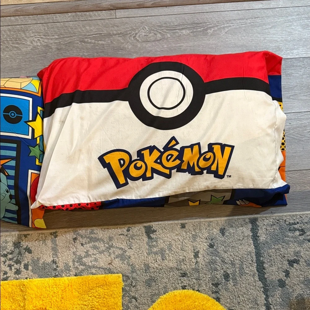 Pokemon Kids Pillowcase - Blue and Yellow - Picture 2 of 7